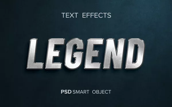 Free Download Creative Metallic Text Effect - GFXLoad