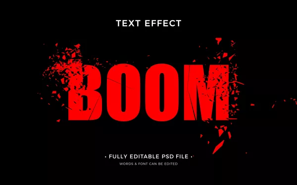 Disorted Grain Text Effect