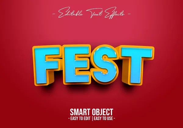 Fest Text Style Effect