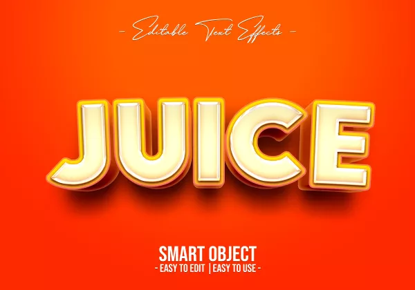 Juice Text Style Effect