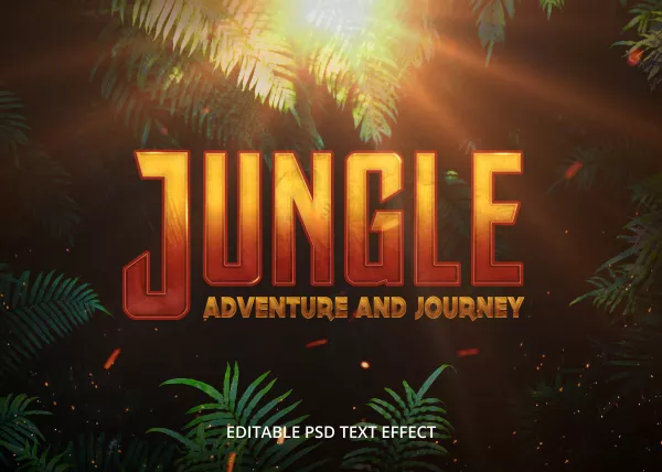 Jungle Text Effect