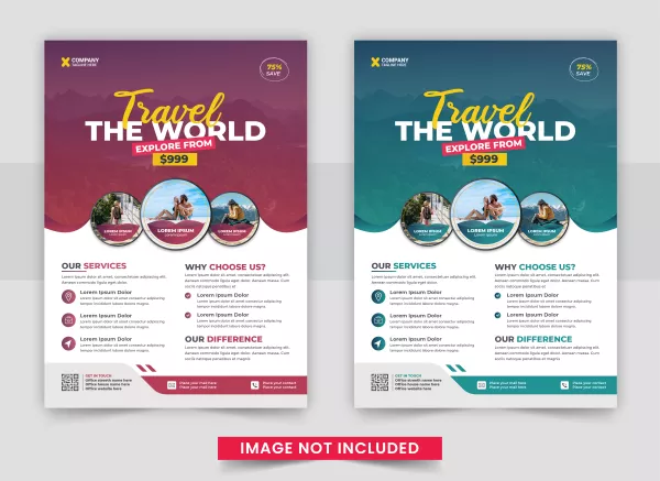 Free Download Travel Holiday Flyer Design - GFXLoad