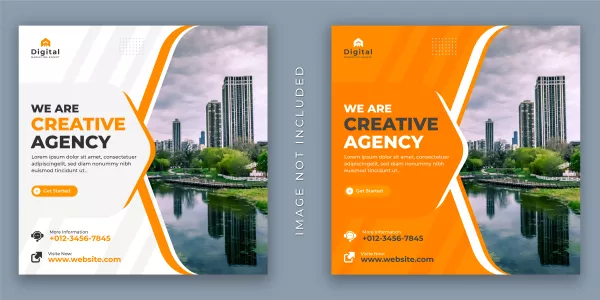 We Are Creative Agency Corporate Business Flyer